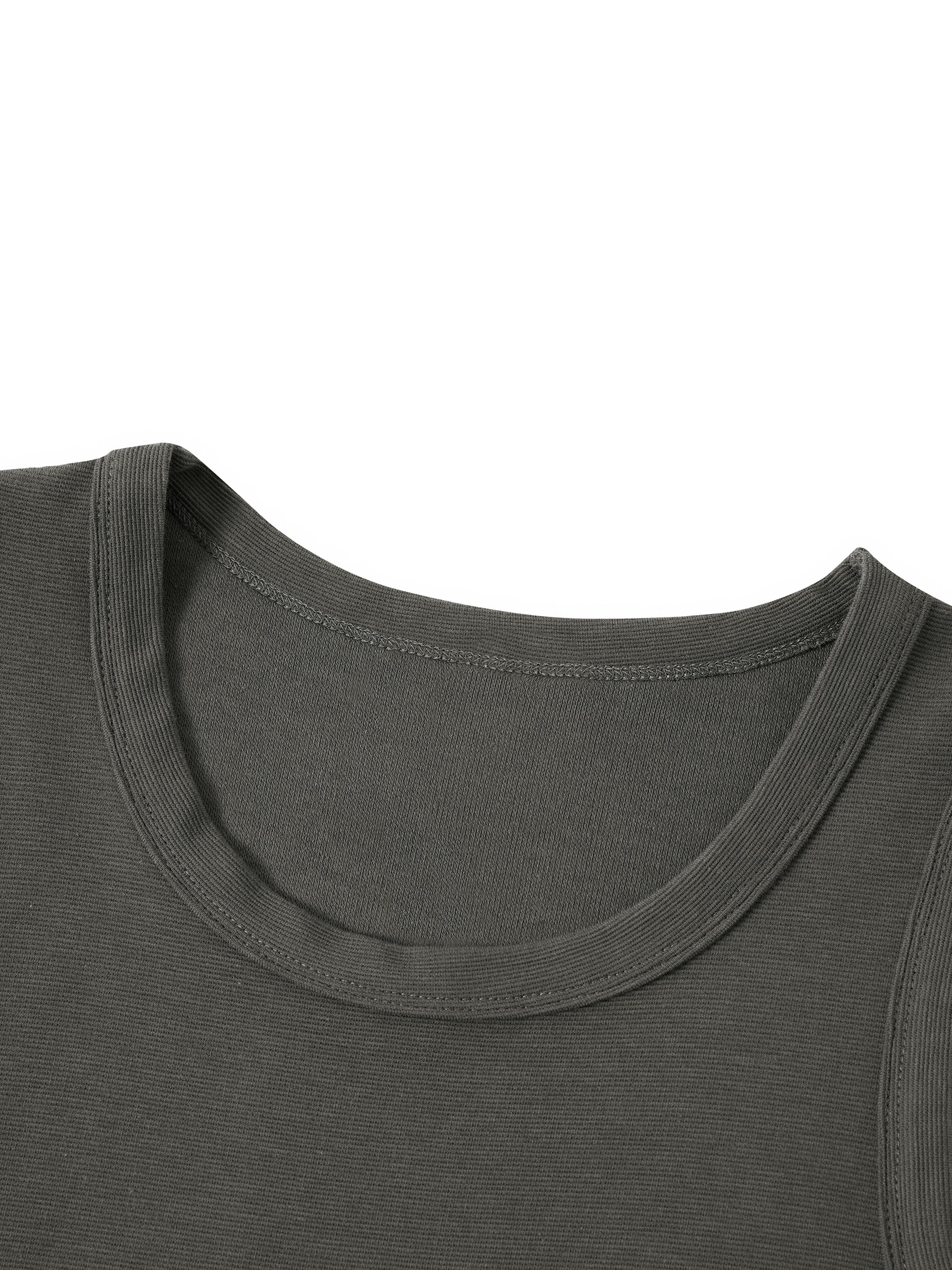 Men's Heavyweight Ribbed Branded Tank Top