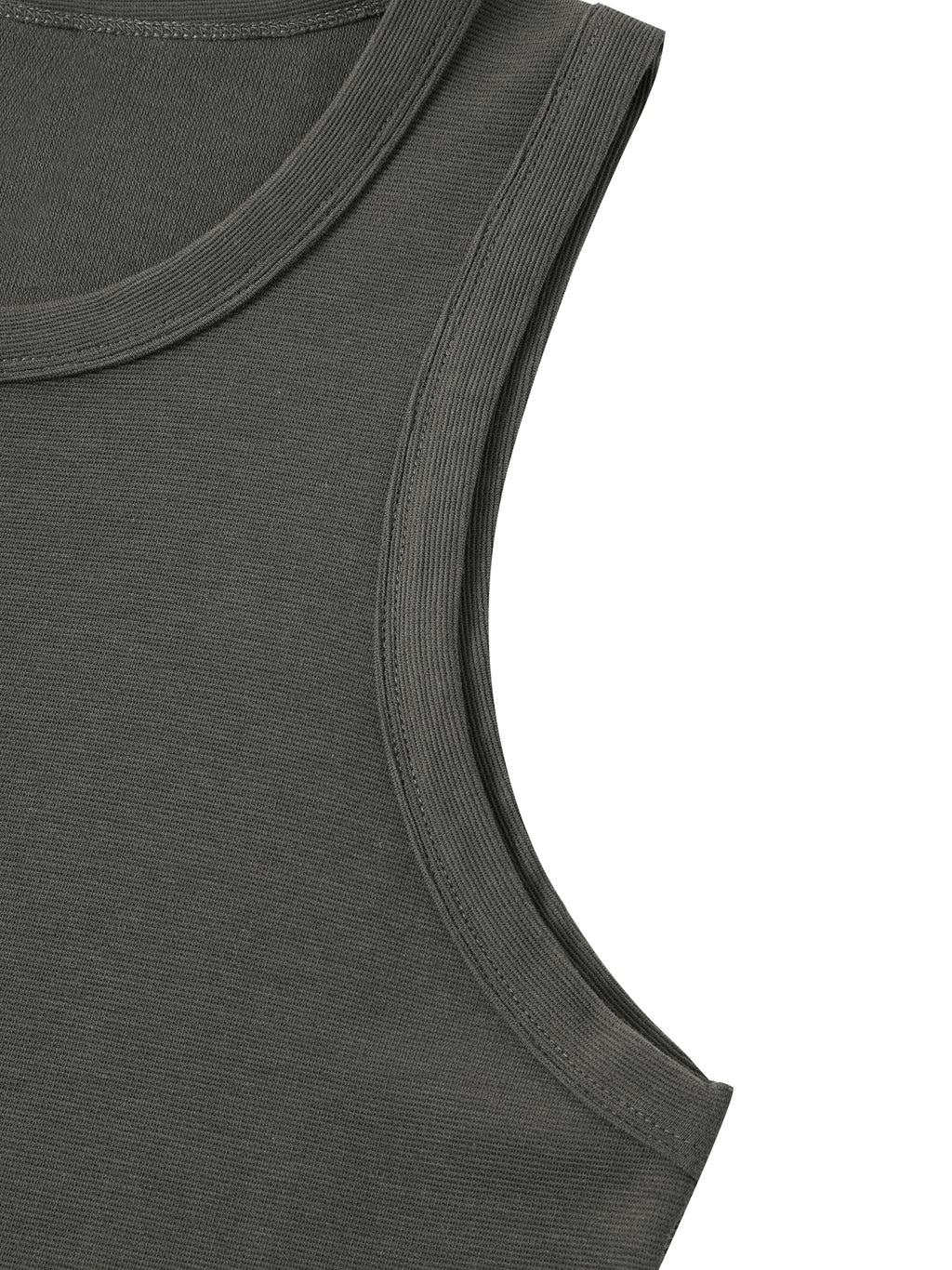 Men's Heavyweight Ribbed Branded Tank Top