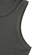 Men's Heavyweight Ribbed Branded Tank Top