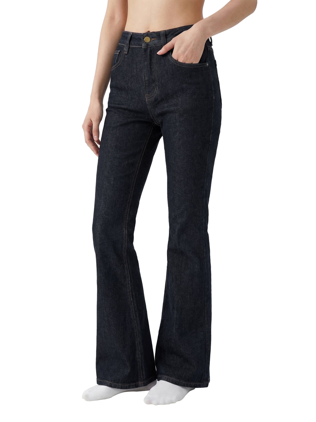 Women's High-Rise Flared Jeans