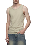 Men's Heavyweight Ribbed Branded Tank Top