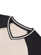 Women's Color Block Ruched T-Shirt