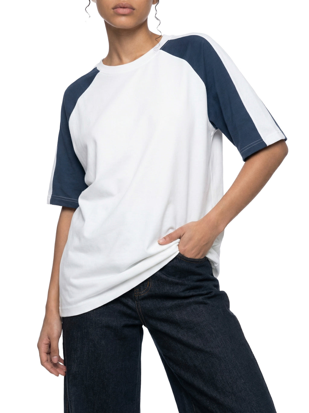 Unisex Color Block Raglan T-Shirt