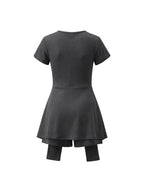 Women's Dual-Function Cape Tie-Waist Romper