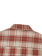 Unisex Plaid Boxy Short Sleeve Shirt