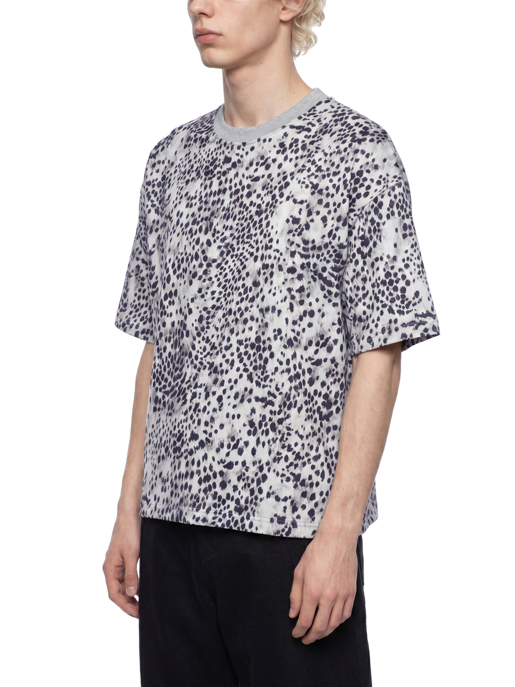 Artificial Experiments Leopard Print Boxy T