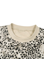 Artificial Experiments Leopard Print Boxy T