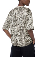 Artificial Experiments Leopard Print Boxy T