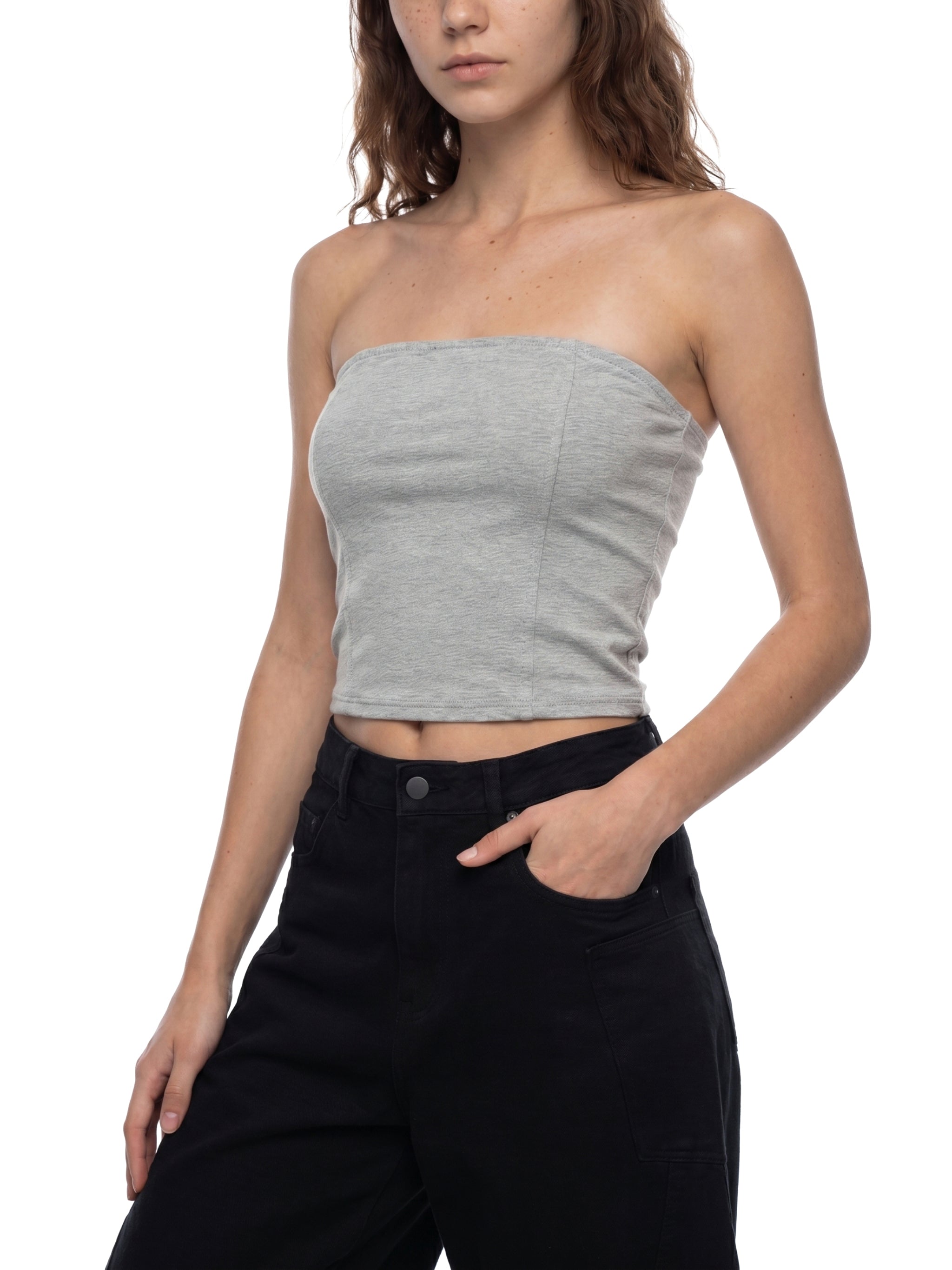 Women's Veridion Heart Cropped Tube Top