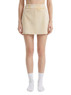 Women's Mineral Wash Mushroom City Mini Skirt