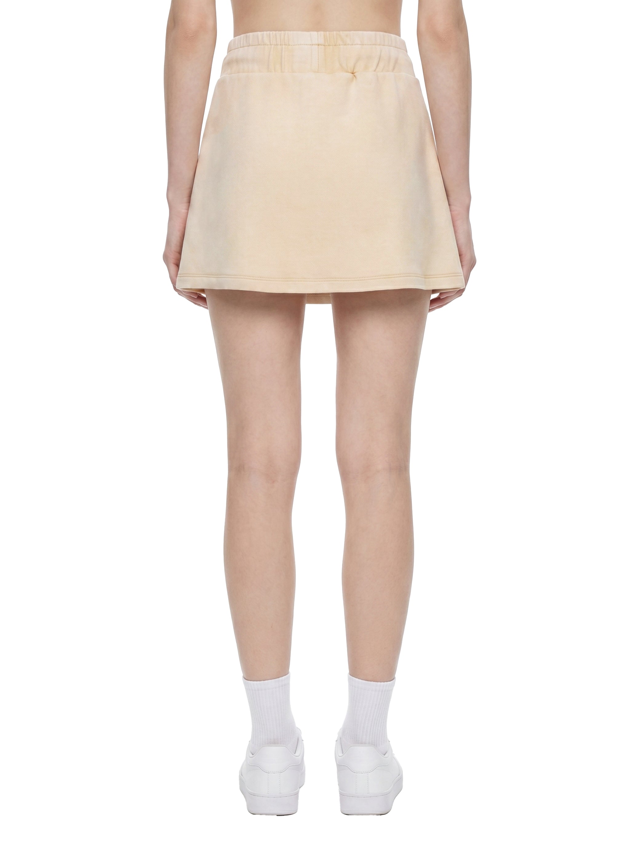 Women's Mineral Wash Mushroom City Mini Skirt