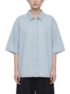 Unisex Vintage Wash Drop Shoulder Lyocell Shirt - ZERO DROP SUPPLY CO.