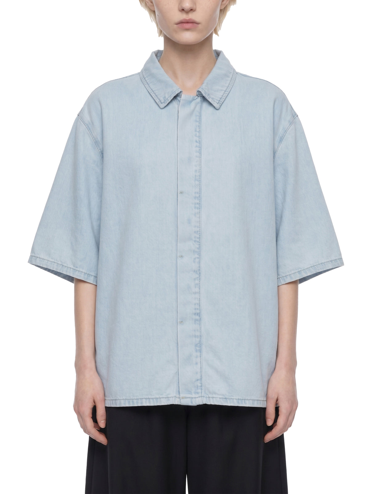 Unisex Vintage Wash Drop Shoulder Lyocell Shirt - ZERO DROP SUPPLY CO.