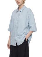 Unisex Vintage Wash Drop Shoulder Lyocell Shirt - ZERO DROP SUPPLY CO.