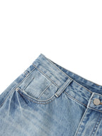 Women's Future Retro Distressed Wide Leg Jeans