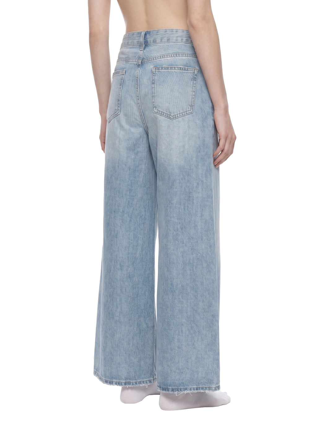 Women's Future Retro Distressed Wide Leg Jeans