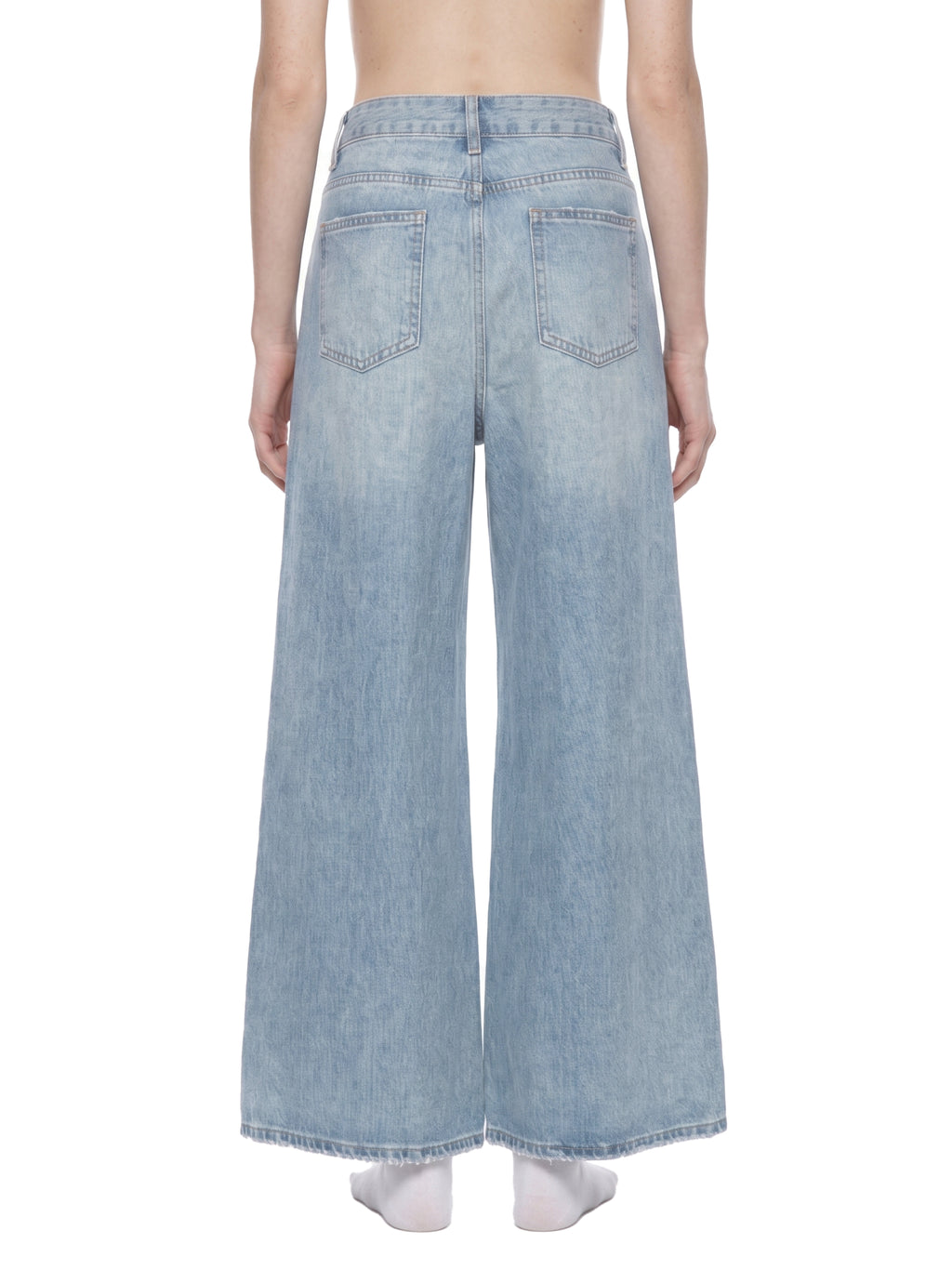 Women's Future Retro Distressed Wide Leg Jeans