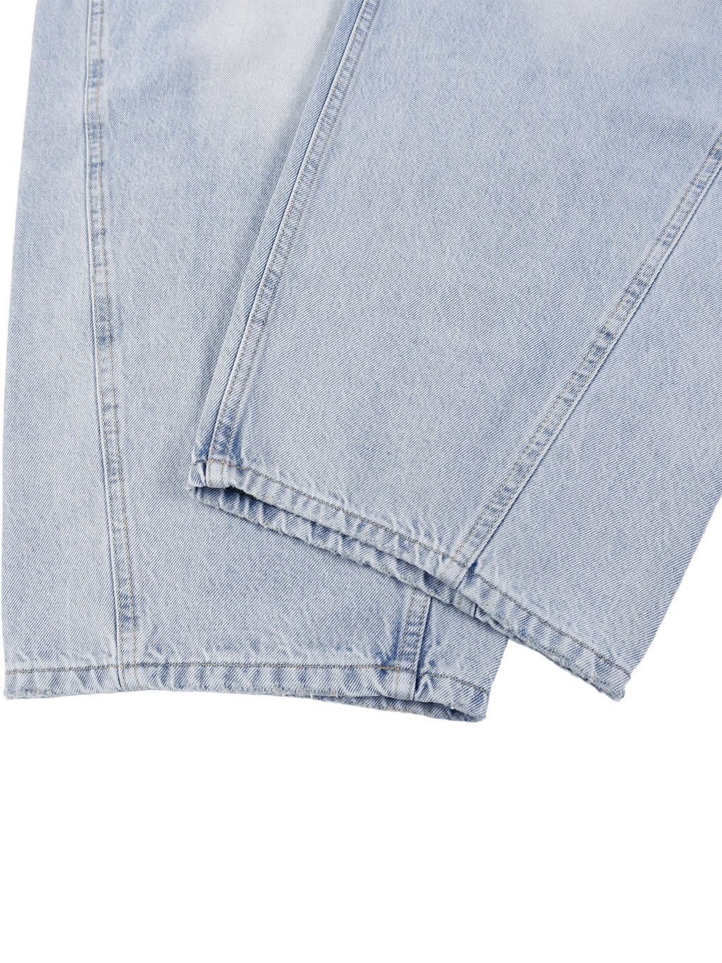 Digitally Enhanced Barrel Leg Jeans