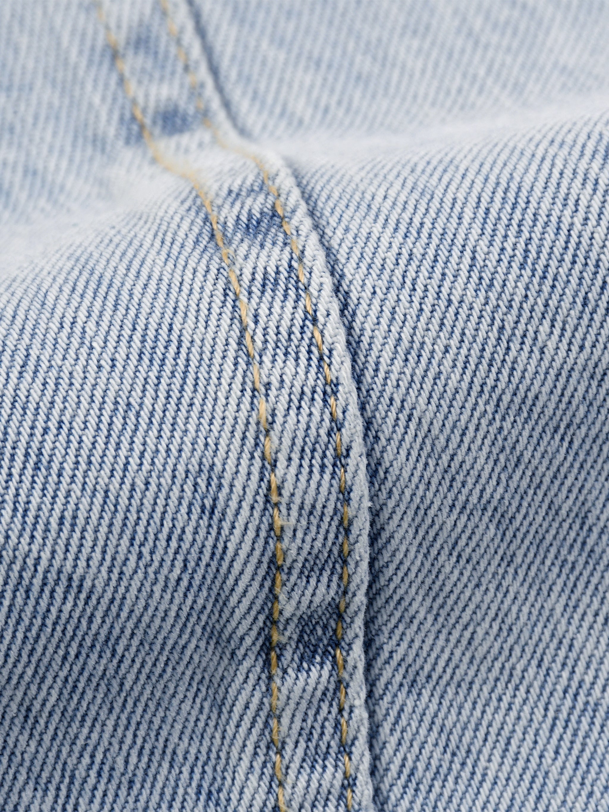 Digitally Enhanced Barrel Leg Jeans