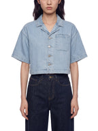 Women's Vintage Diamond Labs Research Cropped Shirt