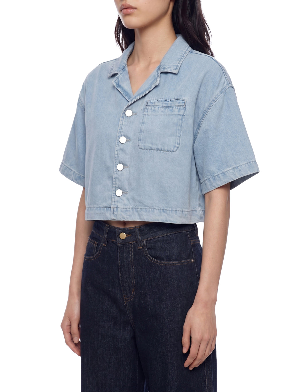Women's Vintage Diamond Labs Research Cropped Shirt