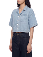 Women's Vintage Diamond Labs Research Cropped Shirt