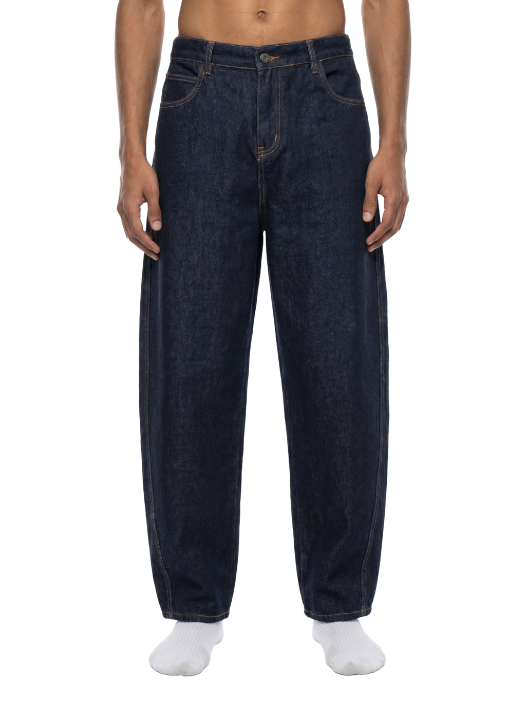 Men's Digitally Enhanced Barrel Leg Jeans