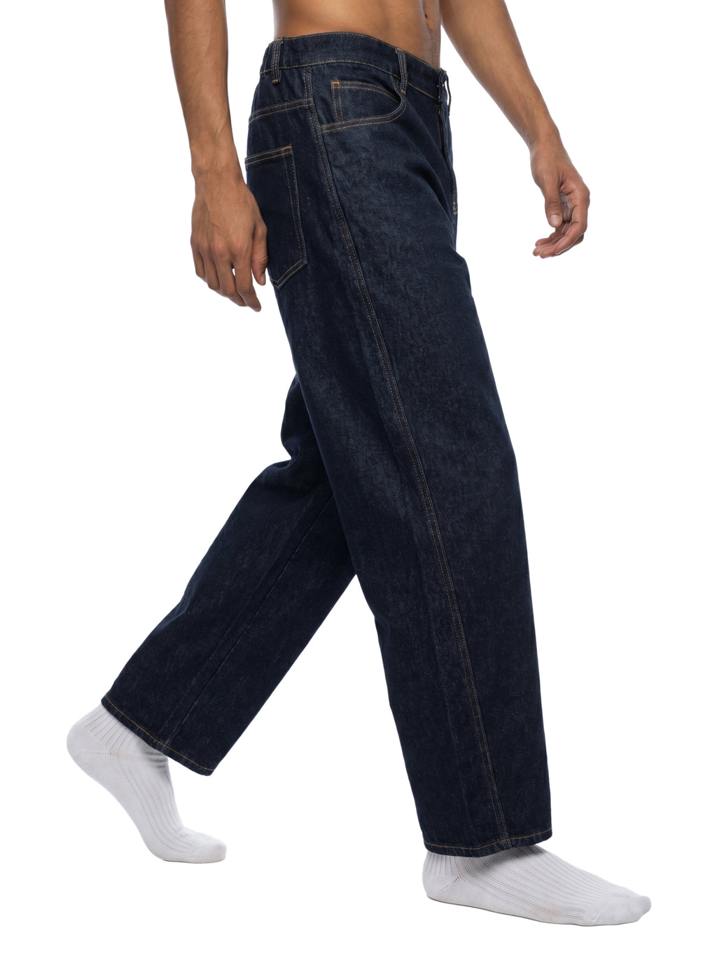 Men's Digitally Enhanced Barrel Leg Jeans