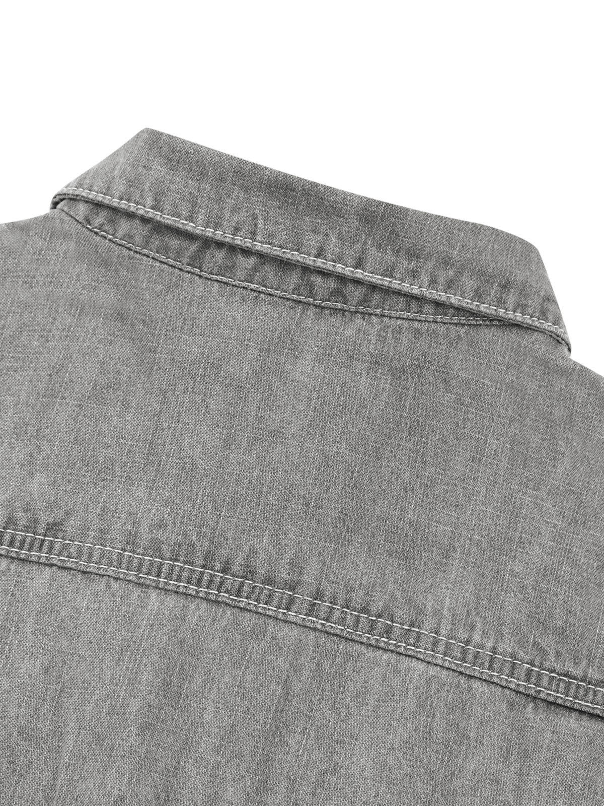Unisex Vintage Wash Denim Shirt - ZERO DROP SUPPLY CO.