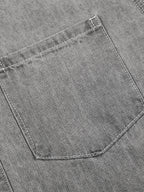 Unisex Vintage Wash Denim Shirt - ZERO DROP SUPPLY CO.