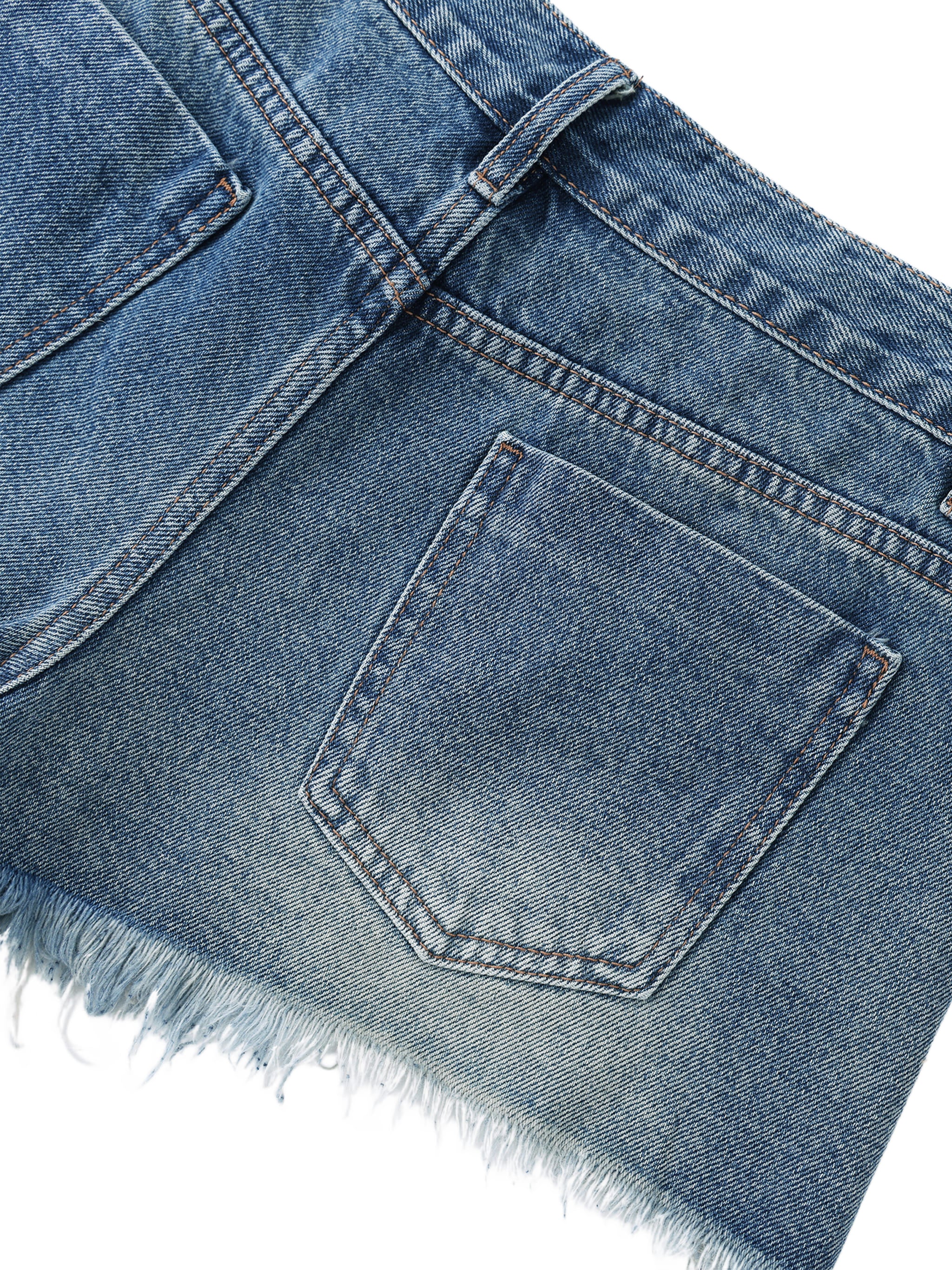 Women's Murder Ink Vintage Denim Shorts