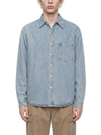 Unisex Vintage Wash Denim Shirt - ZERO DROP SUPPLY CO.