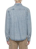 Unisex Vintage Wash Denim Shirt - ZERO DROP SUPPLY CO.