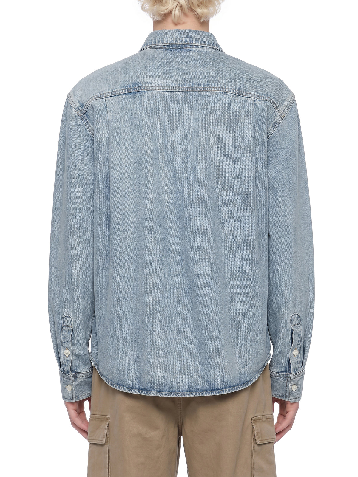 Unisex Vintage Wash Denim Shirt - ZERO DROP SUPPLY CO.