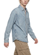 Unisex Vintage Wash Denim Shirt - ZERO DROP SUPPLY CO.