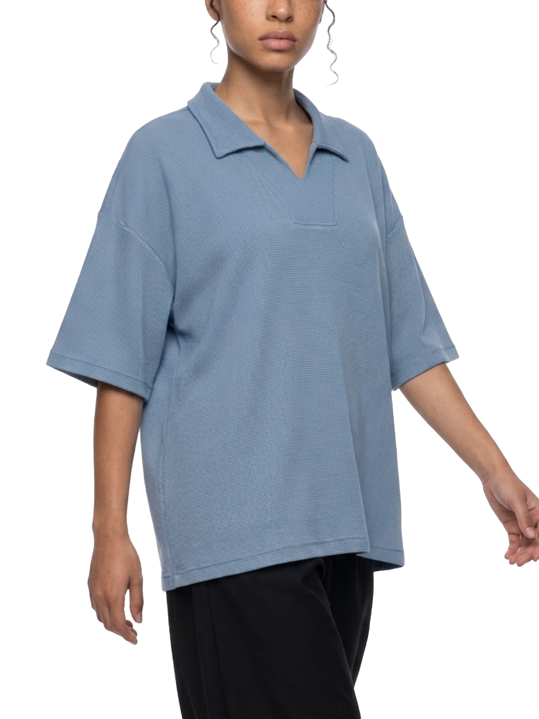 Unisex Veridion University Vintage Wash Waffle Polo