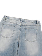 Men’s Digitally Enhanced Enzyme Washed Wide Leg Jeans