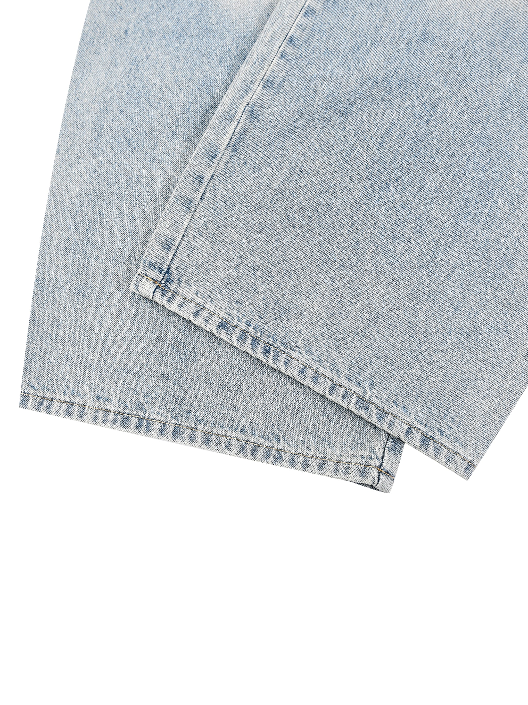 Men’s Digitally Enhanced Enzyme Washed Wide Leg Jeans