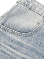 Men’s Digitally Enhanced Enzyme Washed Wide Leg Jeans