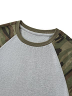 Women’s D.S.T.F. Camo Raglan Crop T-Shirt