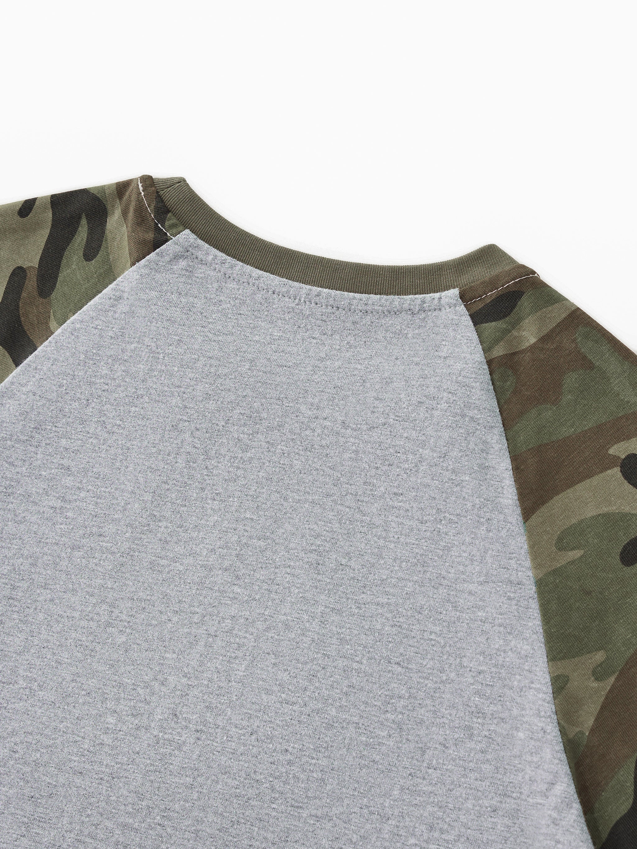 Women’s D.S.T.F. Camo Raglan Crop T-Shirt