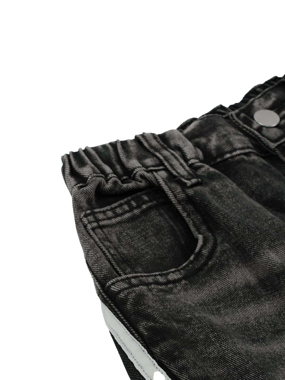 Kid’s Vintage Wash Big A Side Stripe Jeans