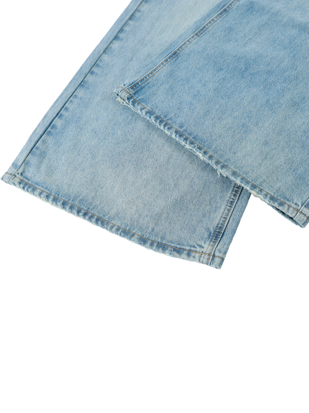 Women’s Artificial Expressions Paint Washed Wide Leg Jeans