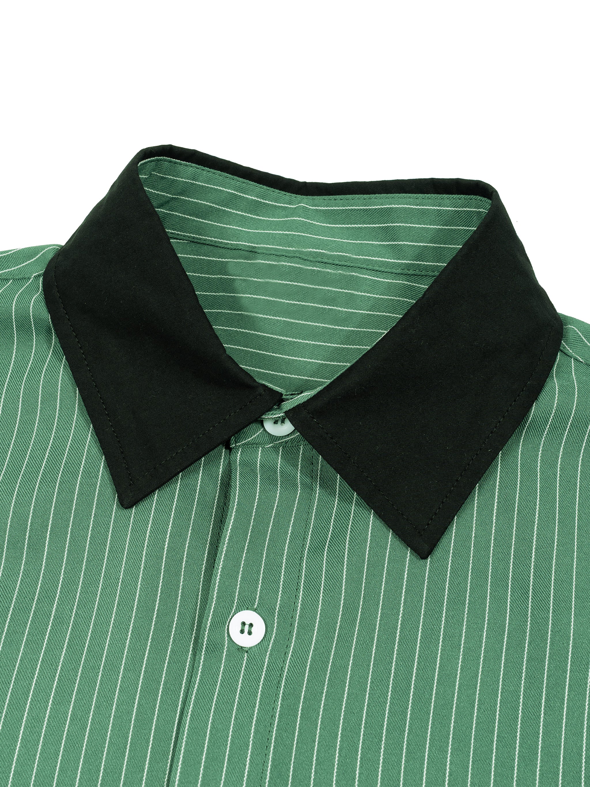 Neon Shadows Heart Veridion Contrast Collar Shirt