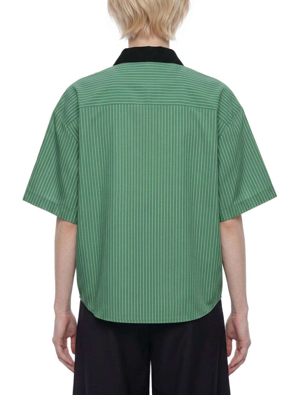 Neon Shadows Heart Veridion Contrast Collar Shirt