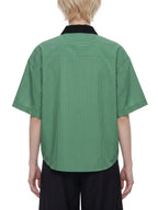Neon Shadows Heart Veridion Contrast Collar Shirt