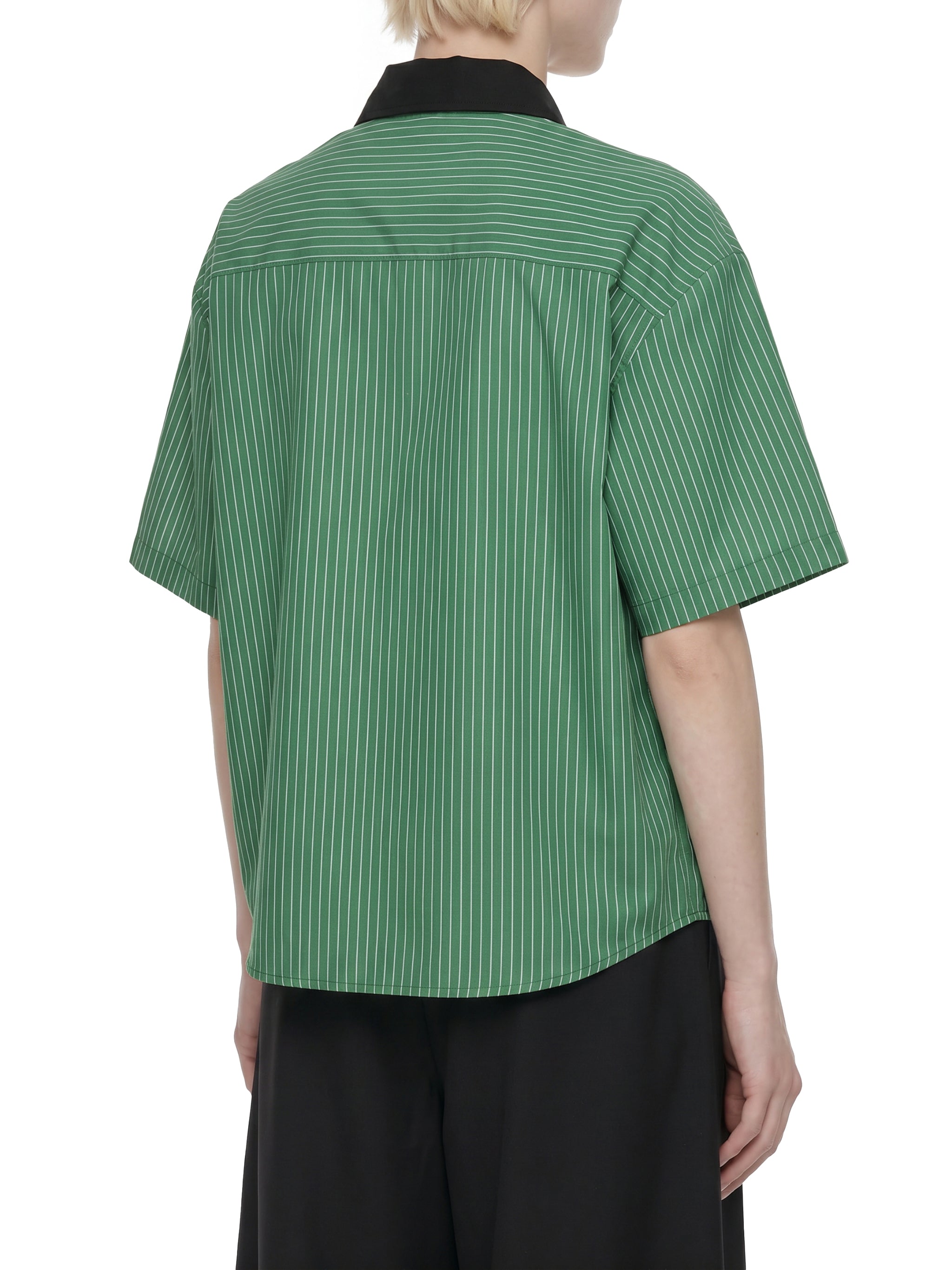 Neon Shadows Heart Veridion Contrast Collar Shirt