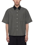 Neon Shadows Heart Veridion Contrast Collar Shirt