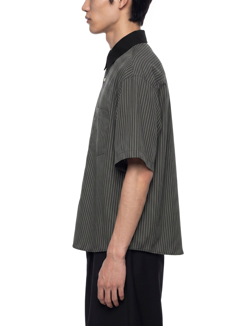 Neon Shadows Heart Veridion Contrast Collar Shirt