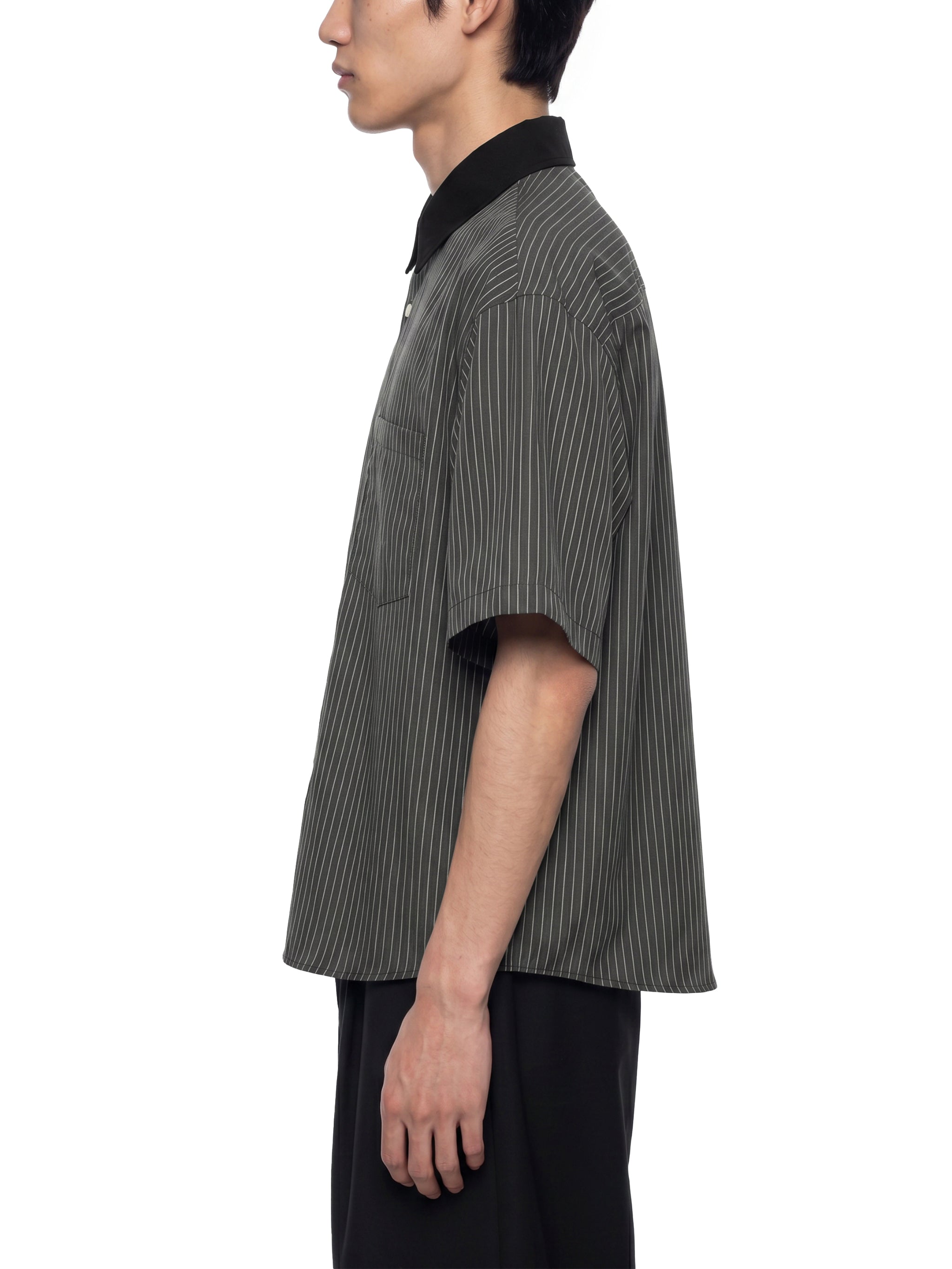 Neon Shadows Heart Veridion Contrast Collar Shirt
